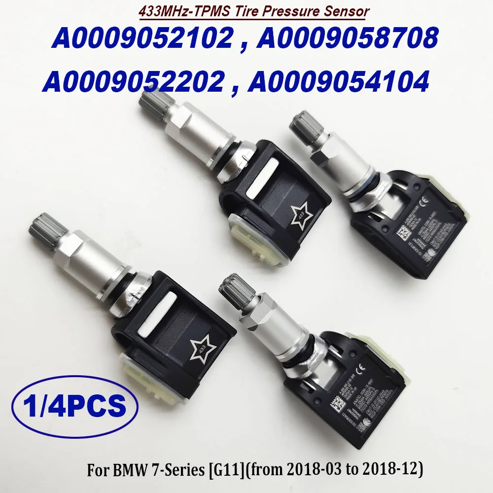Новинка 1/4 шт. A0009052102 433 МГц TPMS датчик давления в шинах для 2017-2024 B-MW X3 G01 A0009058708 A0009052202 0009052102 A0009054104 Новинка 1/4 шт. A0009052102 433 МГц TPMS датчик давления в шинах для 2017-2024 B-MW X3 G01 A0009058708 A0009052202 0009052102 A0009054104