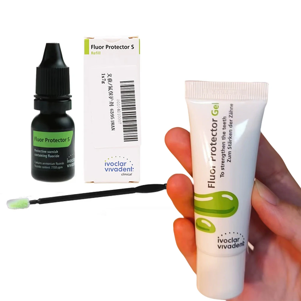 Ivoclar Vivadent Fluor Protector Oral Teeth Caries Prevention Acid Resistance Children Adult Dentin Enamel Fluoride Varnish Gel
