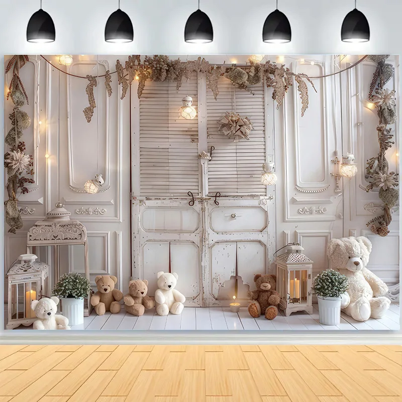 Winterwohnzimmer-Geschenk-Feiertags-Fotostudio-Hintergrund RS-17 des neuen Jahres Weihnachten digitale Fotografie Hintergrund Requisite Kamin