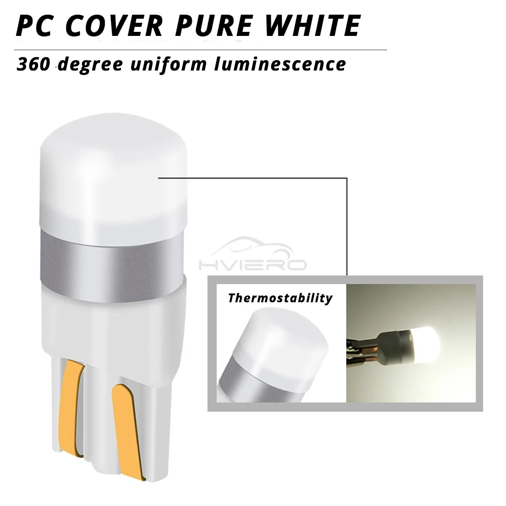 T10 W5W LED Car Clearance Led Dome Reading Lamp 3030 1SMD Auto Interior Vehicle Color Door Bulb Accessories Trunk Reverse Lights