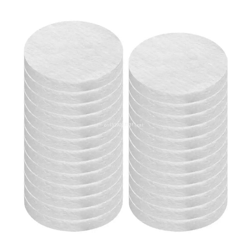 Pack Of 20 Ceramic Wool Inserts Round Ceramic Wool Ceramic Fiber Wool Simple Installation for Bioethanol Burners