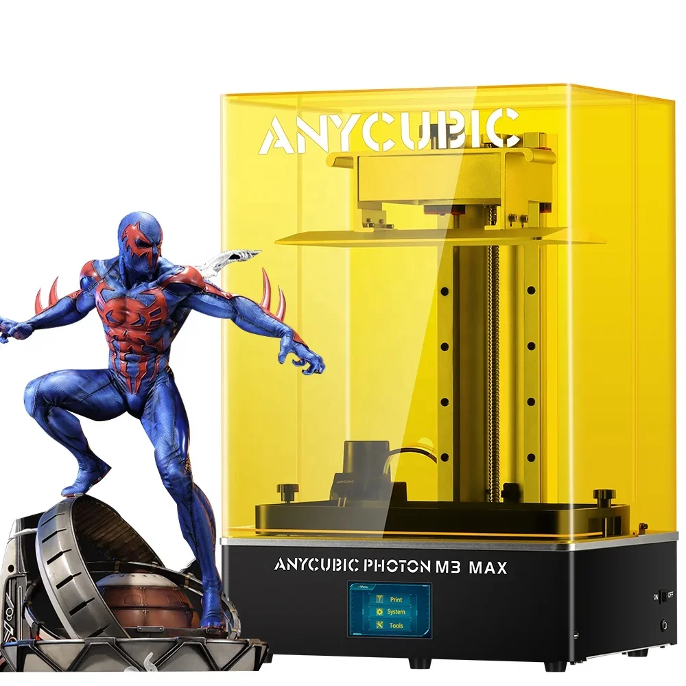 

ANYCUBIC готов к отправке 7K HD Photon M3 Max большой размер печати 298*164*300 мм 13,6 дюймов 7K экран промышленный полимерный ЖК 3D-принтер