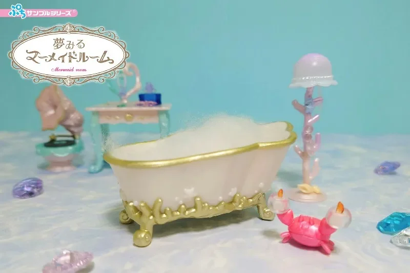 Original japão re-ment caixa misteriosa bonito anime figura meninas banheiro quarto kawaii estatueta em miniatura brinquedos doces caixas cegas