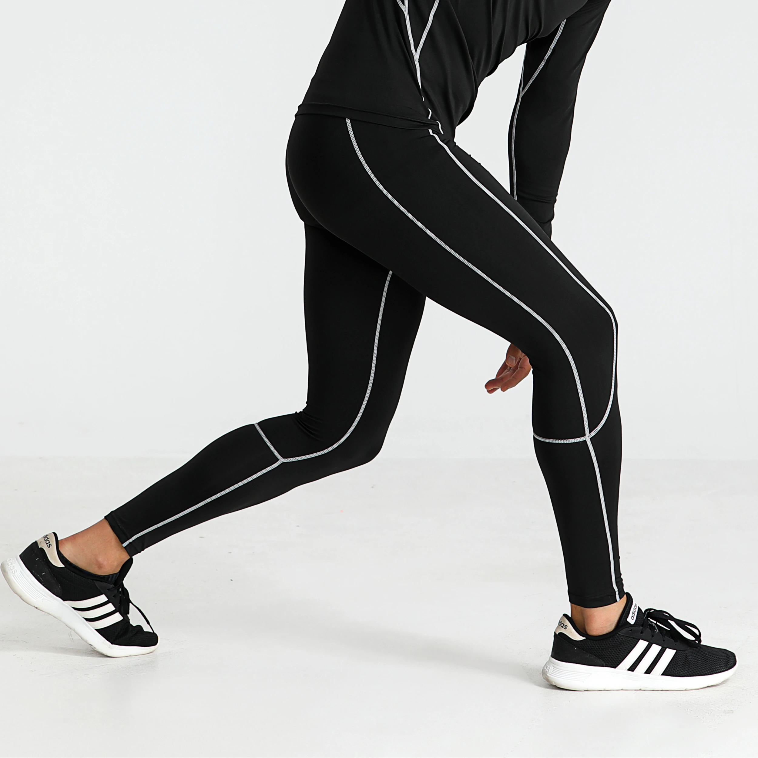 Men Running Pants Velvet Keep Warmer Winter Leggings Work Out Sports Fitness Basketball Cycling Long Tights Underpants Underwear