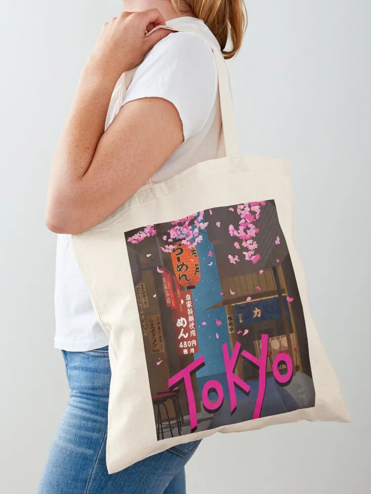 

Tokyo Japan Retro Travel Poster Tote Bag sac pour femme large tote bag Gift bags eco bag folding