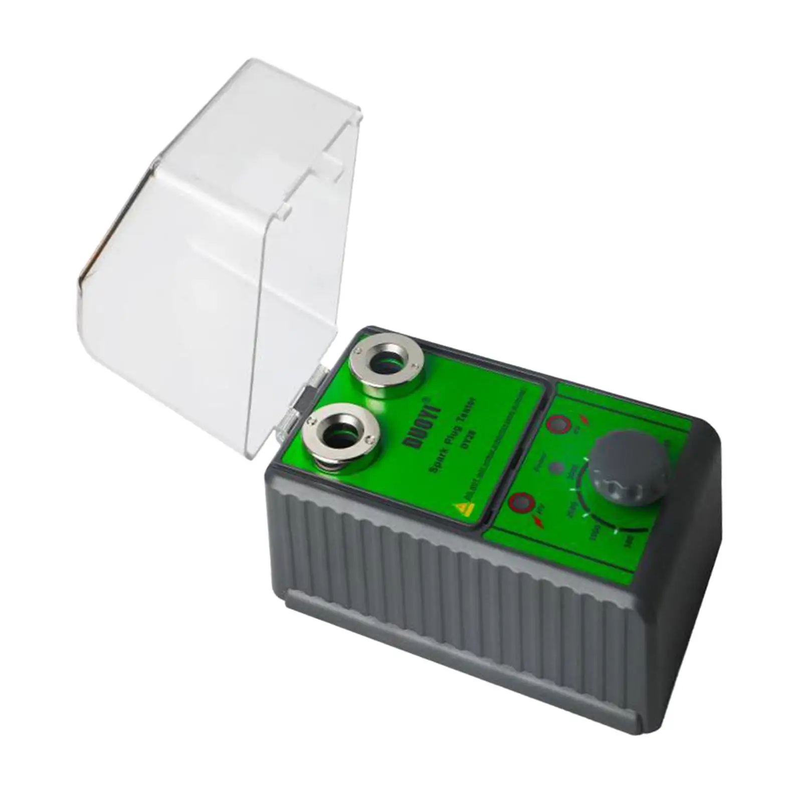 Spark Plug Tester with Protective Cover Engine Coil Tester Replacement Accessory for Car and Motorcycle 12V
