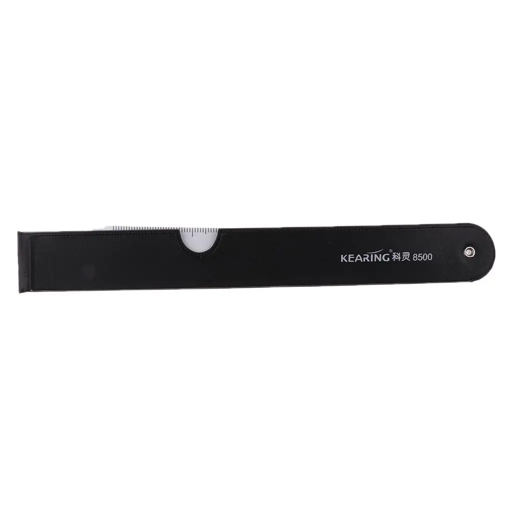 Multi Ratio Scale Rulers White Plastic Fan Shaped Measurement Set for Drawing Painting Drafting Projects