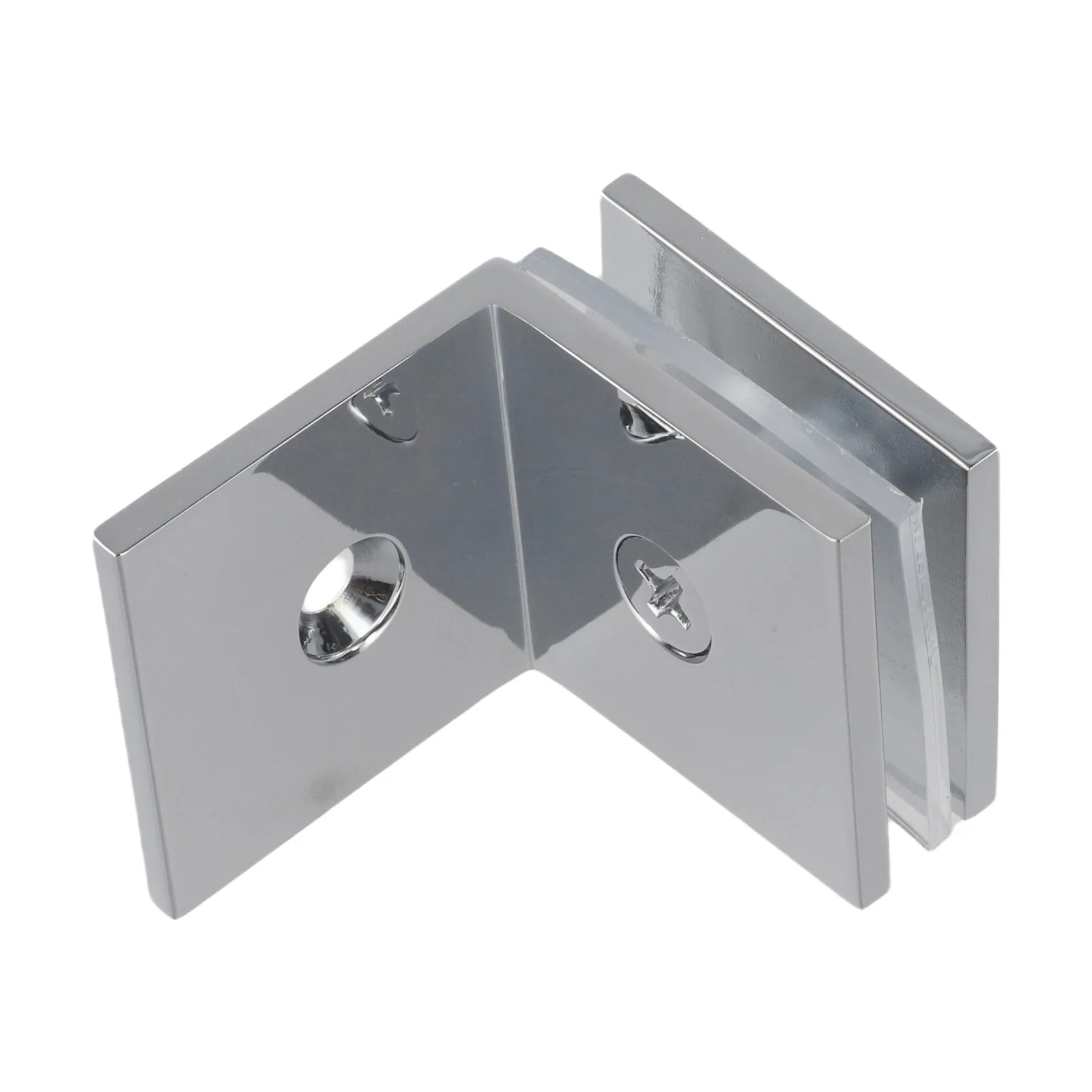 Glass Wall Support 90 Angle Clamp Easy Installation Glass Thickness Support Modern Bathroom Decor For Shower Enclosures Black