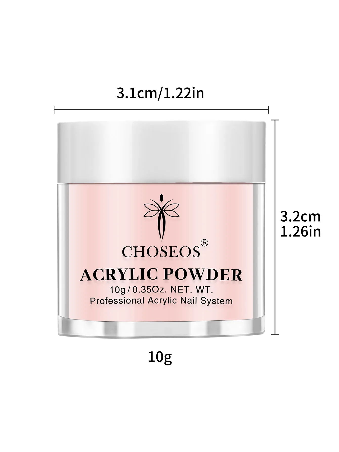 ชุดผงอะคริลิคสำหรับทำเล็บ 36 สี สำหรับตกแต่งเล็บแบบ DIY ดีไซน์เล็บแบบฝรั่งเศส ของขวัญสำหรับผู้หญิง