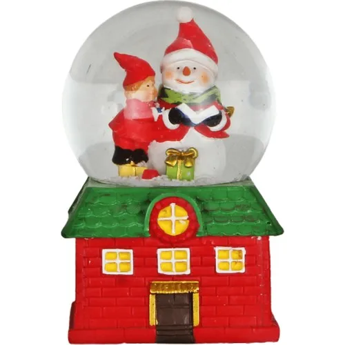 Gift Channel Christmas Big Boyi Water Globe Winding Musical Big size Snow Globe 16