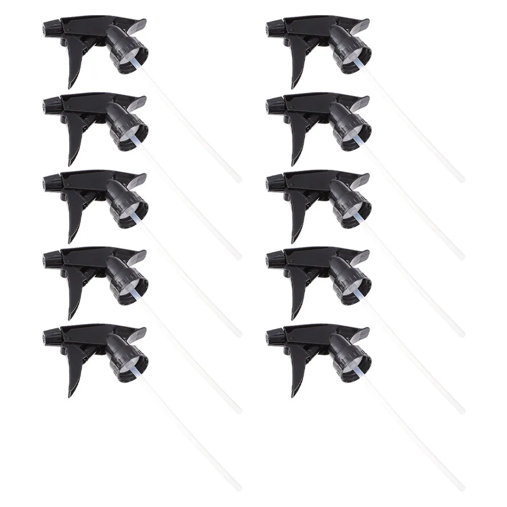 

10pcs Black Spray Nozzle Heads for 28 400 Bottles Adjustable Stream Sprayer Replacement Watering Plant Tool Plastic