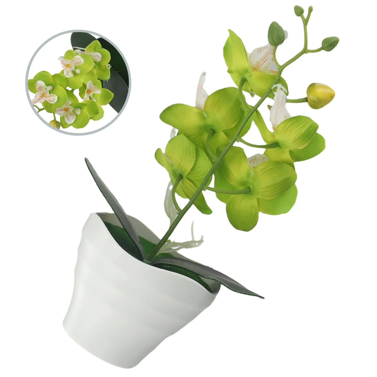 Künstliche Blume fünfköpfige Phalaenopsis Bonsai Garten dekoration künstliche Topfpflanzen Blume Hochzeit Requisiten Party Dekor