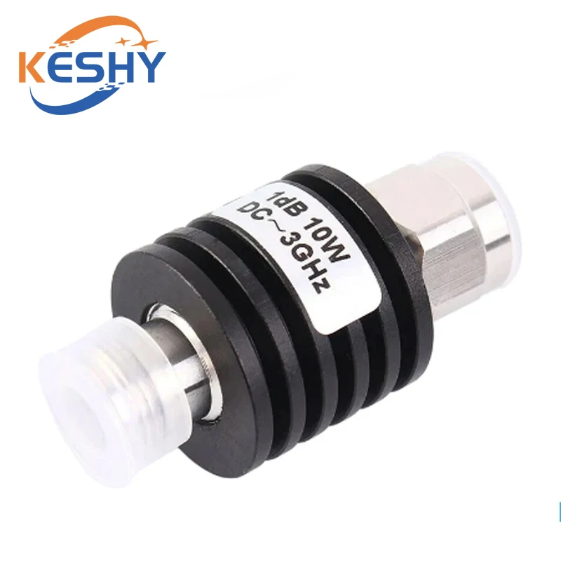 10W N Type Attenuator DC-3Ghz N Male to Female RF Coaxial Power Plug Male to Jack Female 50Ohm 1/2/3/5/6/10/15/20/30db/40db