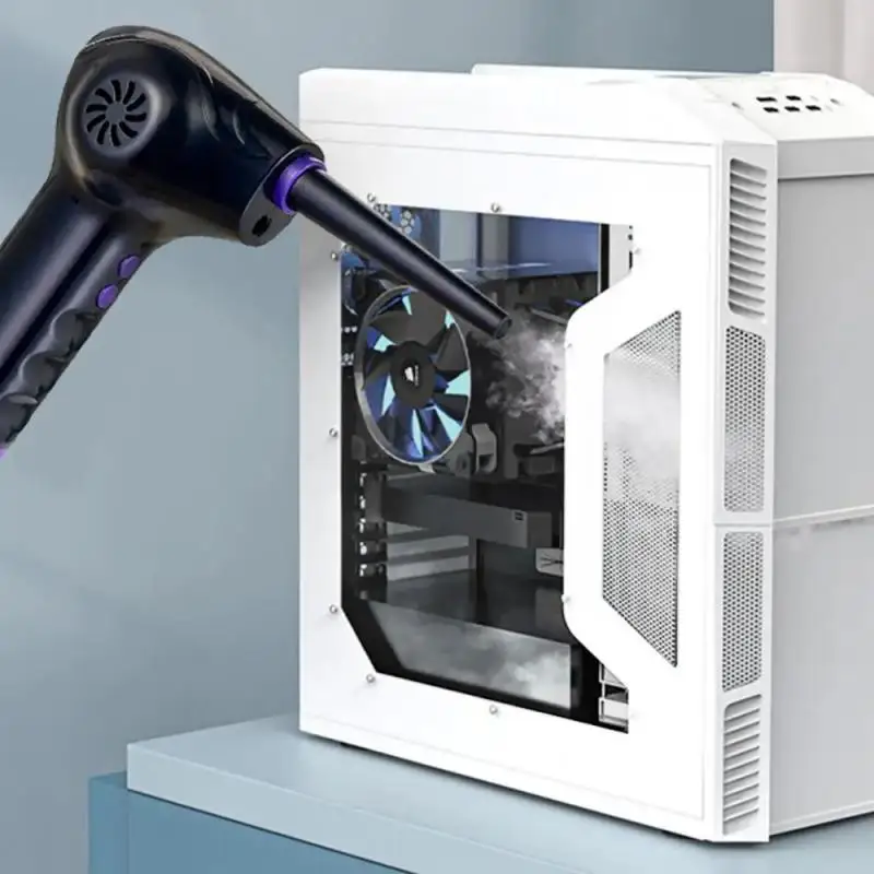 充電式ワイヤレスキーボード集塵機,ポータブル,2レベル調整,家庭用掃除機,強力,PC,ラップトップ,65W