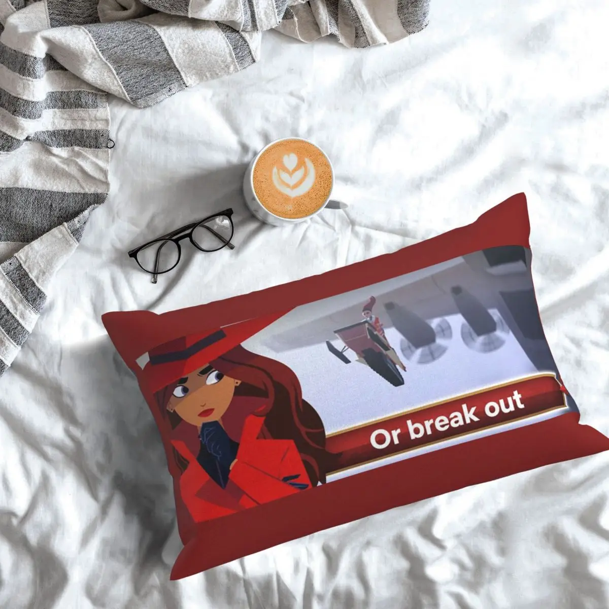The Animated Series Carmen Sandiego Rectangle Pillowcase Cushion Cover Decorative Bedroom Bed Home Comfort Throw Pillow