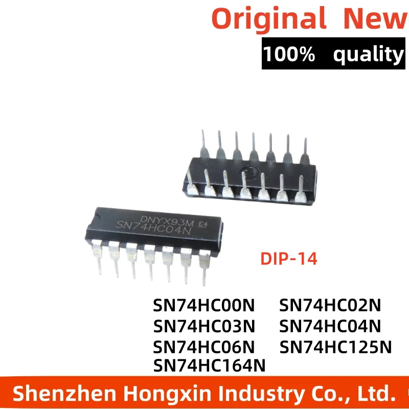 

10 pieces of 42 input NAND gate logic chip 74HC00 74HC00N SN74HC00N DIP14
