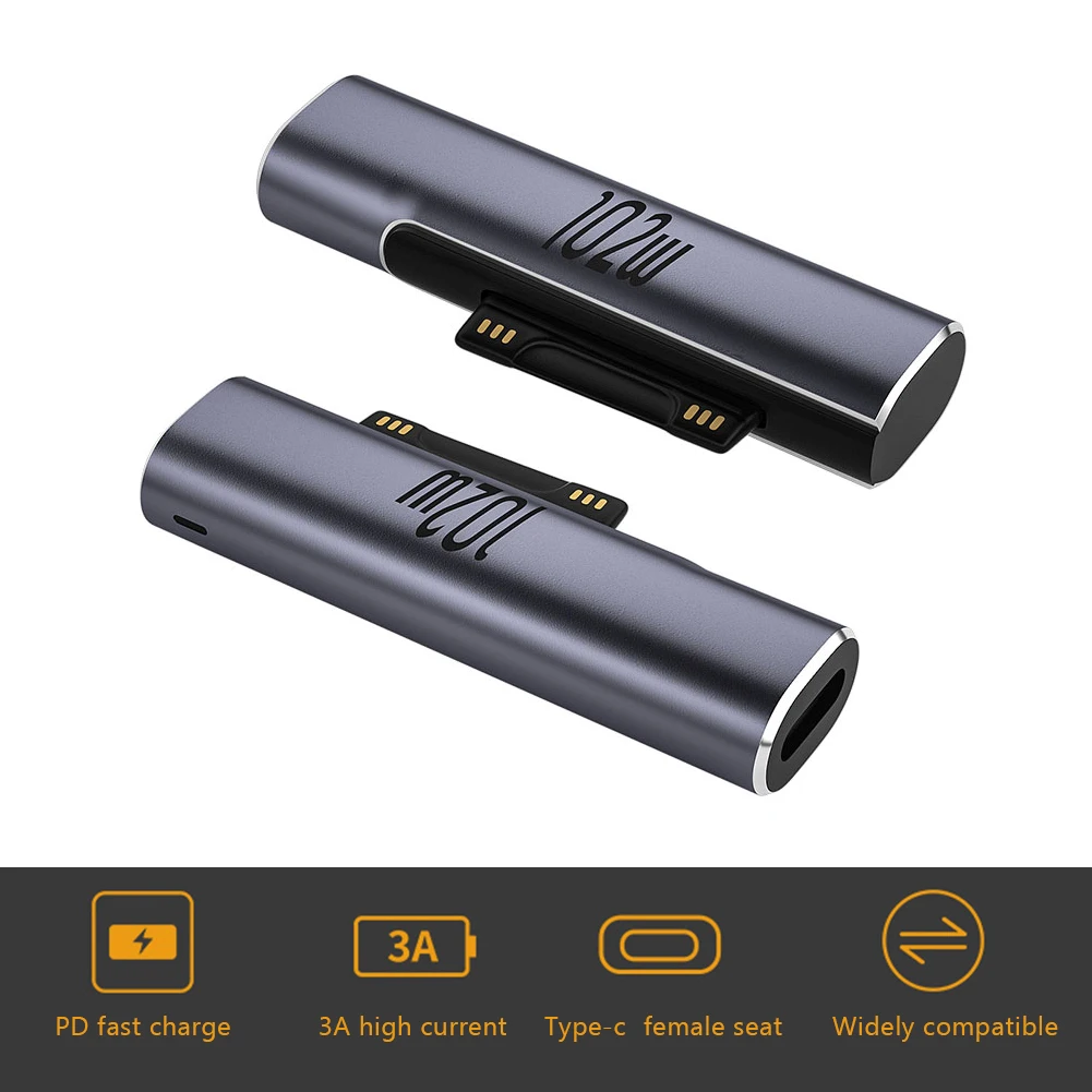 102 واط PD شحن سريع USB C محول شاحن التيار الكهربائي لمايكروسوفت السطح برو X 8 7 6 5 4 الذهاب كتاب اللوحي محول شاحن