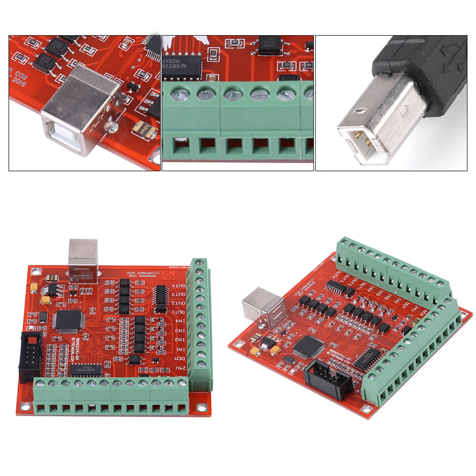 USB MACH3 100Khz Motion Controller Card Breakout Board for CNC Engraving Controller Card