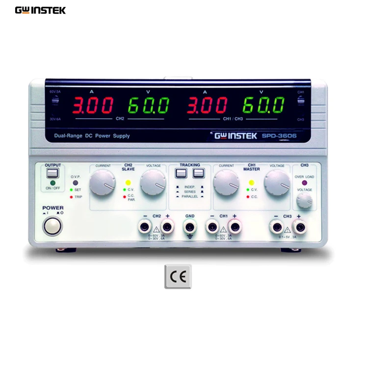 Gwinstek SPD-3606 375W DC Power Supply Dual Range Output Educational Equipment DC Source Batteries To Converters Price Contact