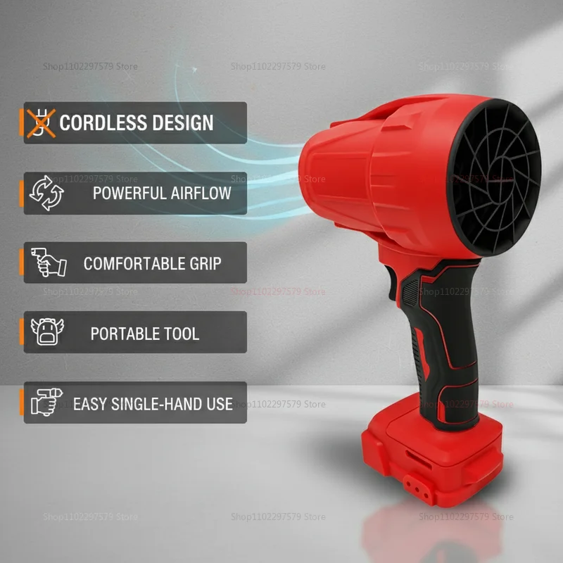 

Беспроводной бесщеточный ручной турбовентилятор-фен Milwaukee 18В, 30000 об/мин, перезаряжаемый, для сдувания пыли, для мастерской