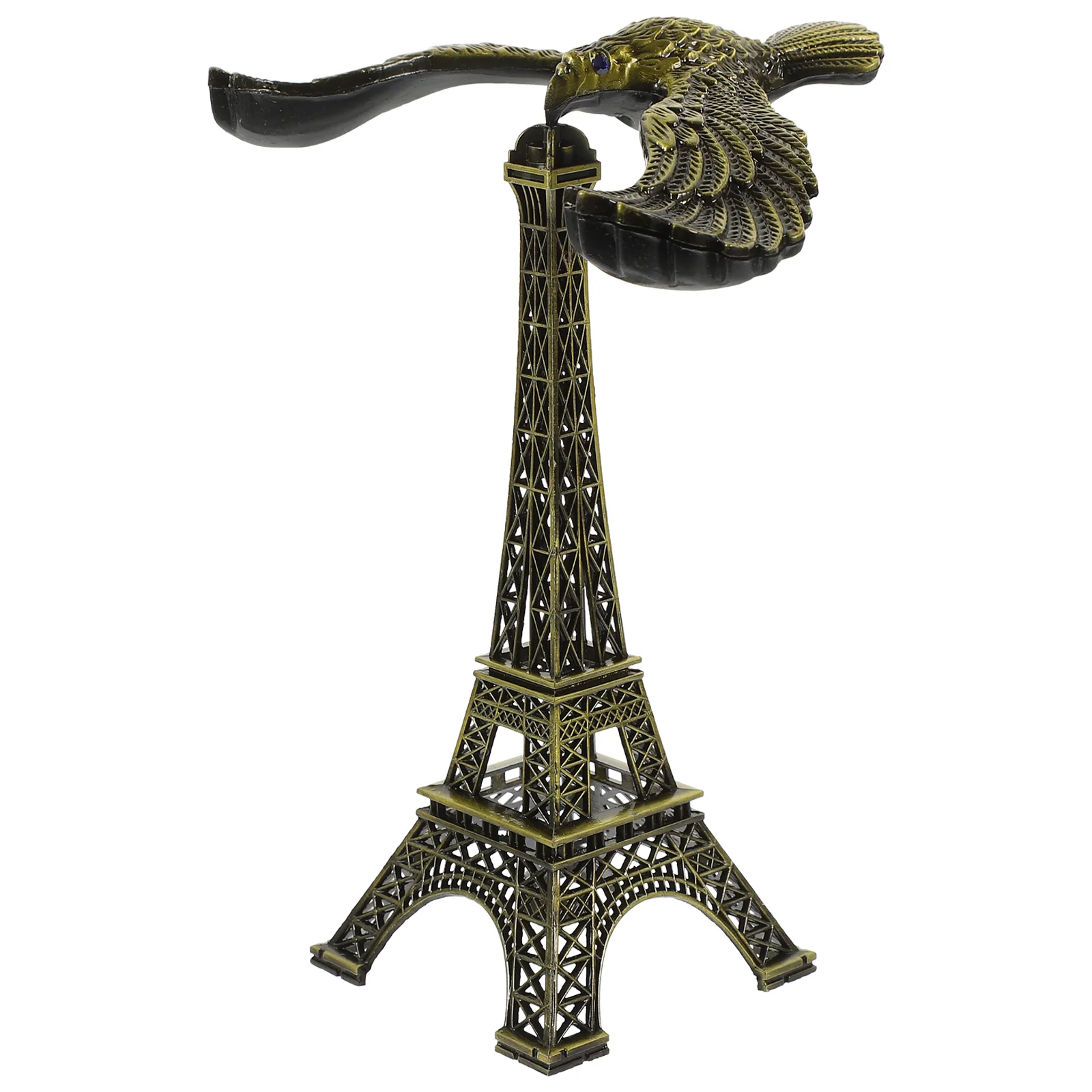 Balancing Eagle Tower Alloy Balance Bird Decoration Eiffel Model Ornament Adornment