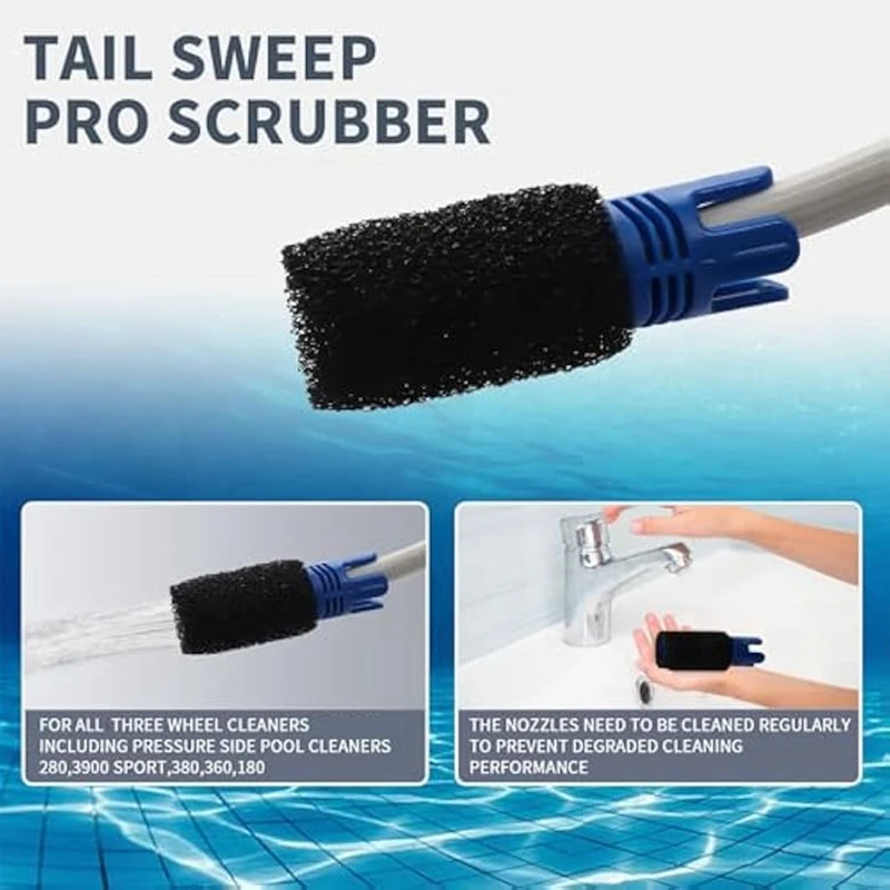 Tail Scrubbers,Pool Cleaner Replacement Parts Fit For Polaris 3900 Sport, 380, 360, 280, And 180 Pool Cleaners