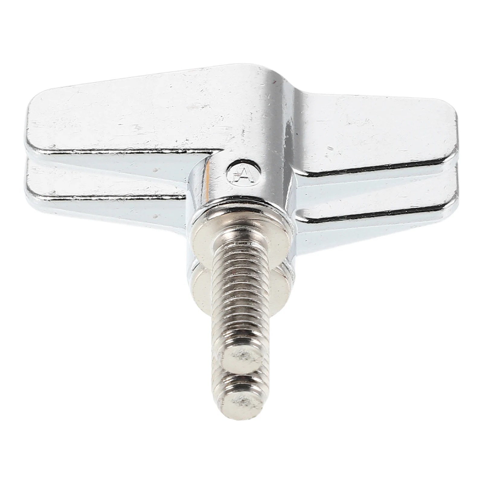 

2 Pcs Drum Cymbal Knob Nuts Wing Replacement Kit Accessories Silver Metal Screw