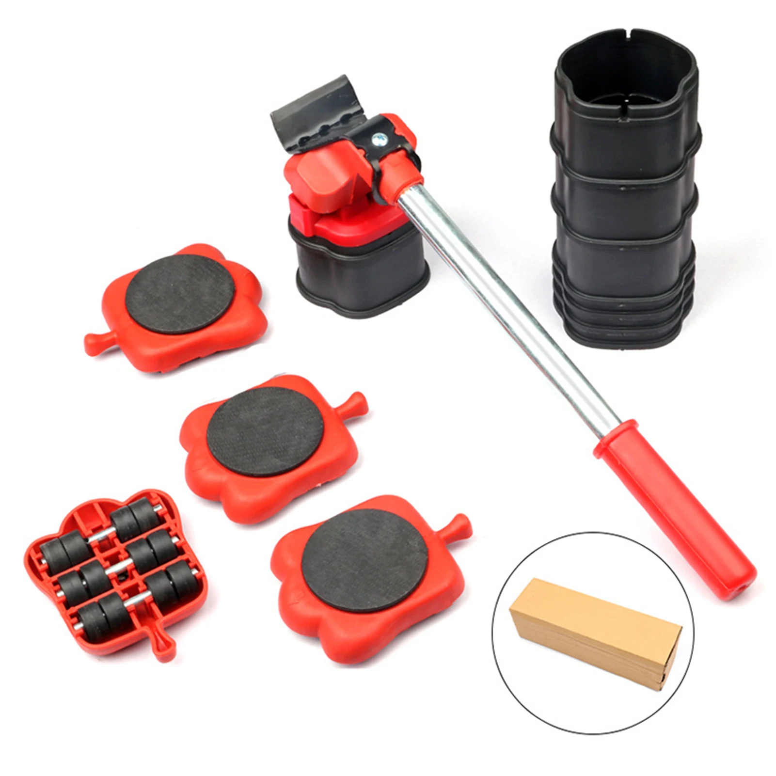 Furniture Lifter Sliders Kit Safe Moving Home Appliance Rollers Professional Heavy Furniture Roller Move Tool Set