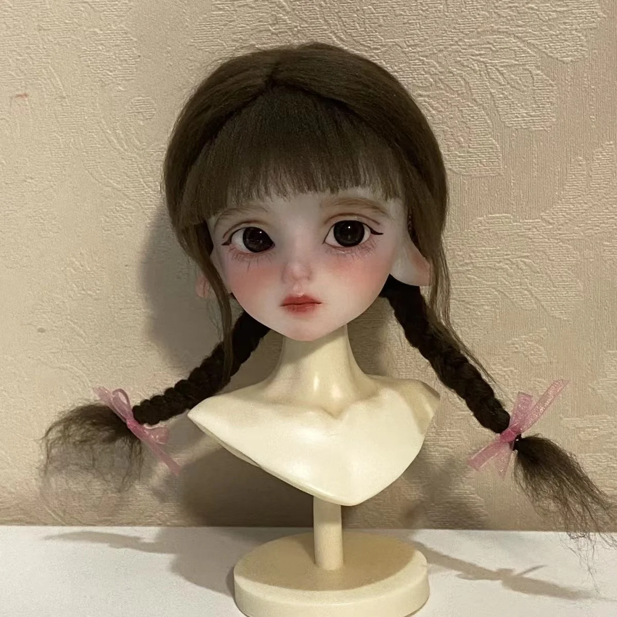 

OB11 imitation beach wool wig custom head circumference 9-18cm 1/8 1/6 doll wig