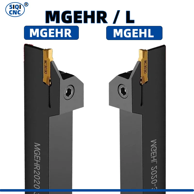 SIQI MGEHR1010 MGEHR1212 MGEHR1616 MGEHR2020 MGEHR2525 Full Series Grooving Tool Holder Carbide Grooving Inserts MGMN150 MGMN200