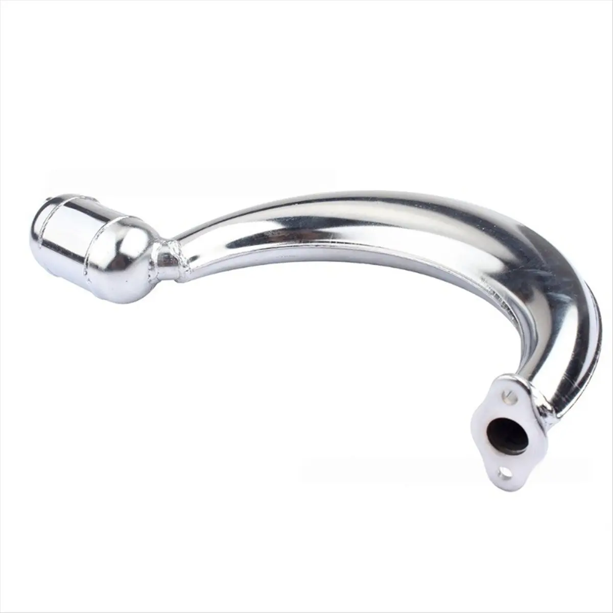 Compatible Motorcycle Exhaust Pipe for 49cc 50cc 60cc 80cc 100cc Electric Bicycle Bike Engine Motor Muffler Exhaust Pipe