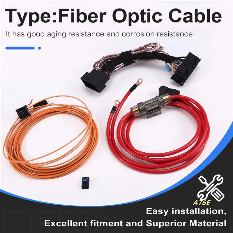High Fidelity Amplifier To  Harness, Lossless Cable, L7 Lossless Adapter Cable, Fiber Optic Cable For BMW