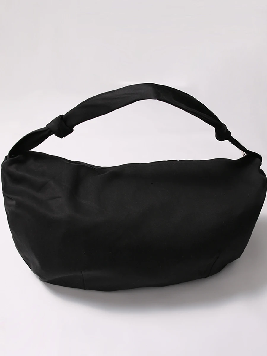 TWOTWINSTYLE Borsa a tracolla minimalista con nodi patchwork solidi per donna Borsa versatile alla moda di grande capacità Donna Autunno Nuovo