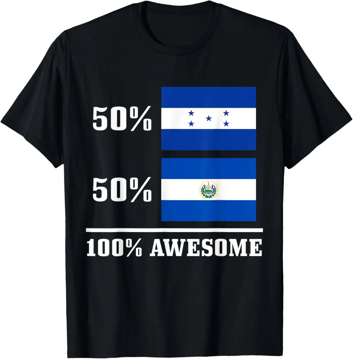 

Забавная футболка с флагом Гордости Гондураса Сальвадора Сальвадора, 100% хлопок