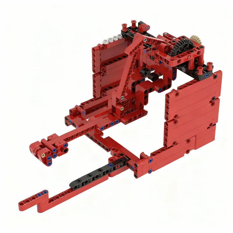 236pcs MOC FLL Submerged Red Attachment Technical Model Building Blocks Construction Toy Christmas Gifts DIY Creative Idea Brick