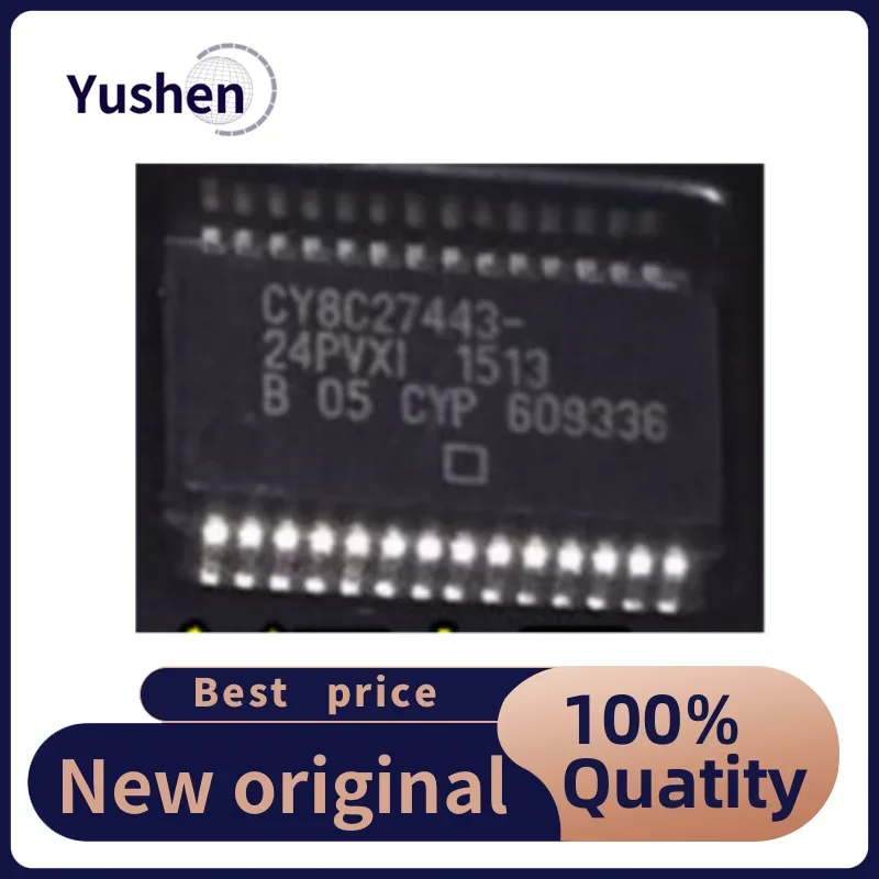 2PCS CY8C27443-24PVXI SSOP28 CY8C27443-24SXI SOP28 Microcontroller Chip Electronics