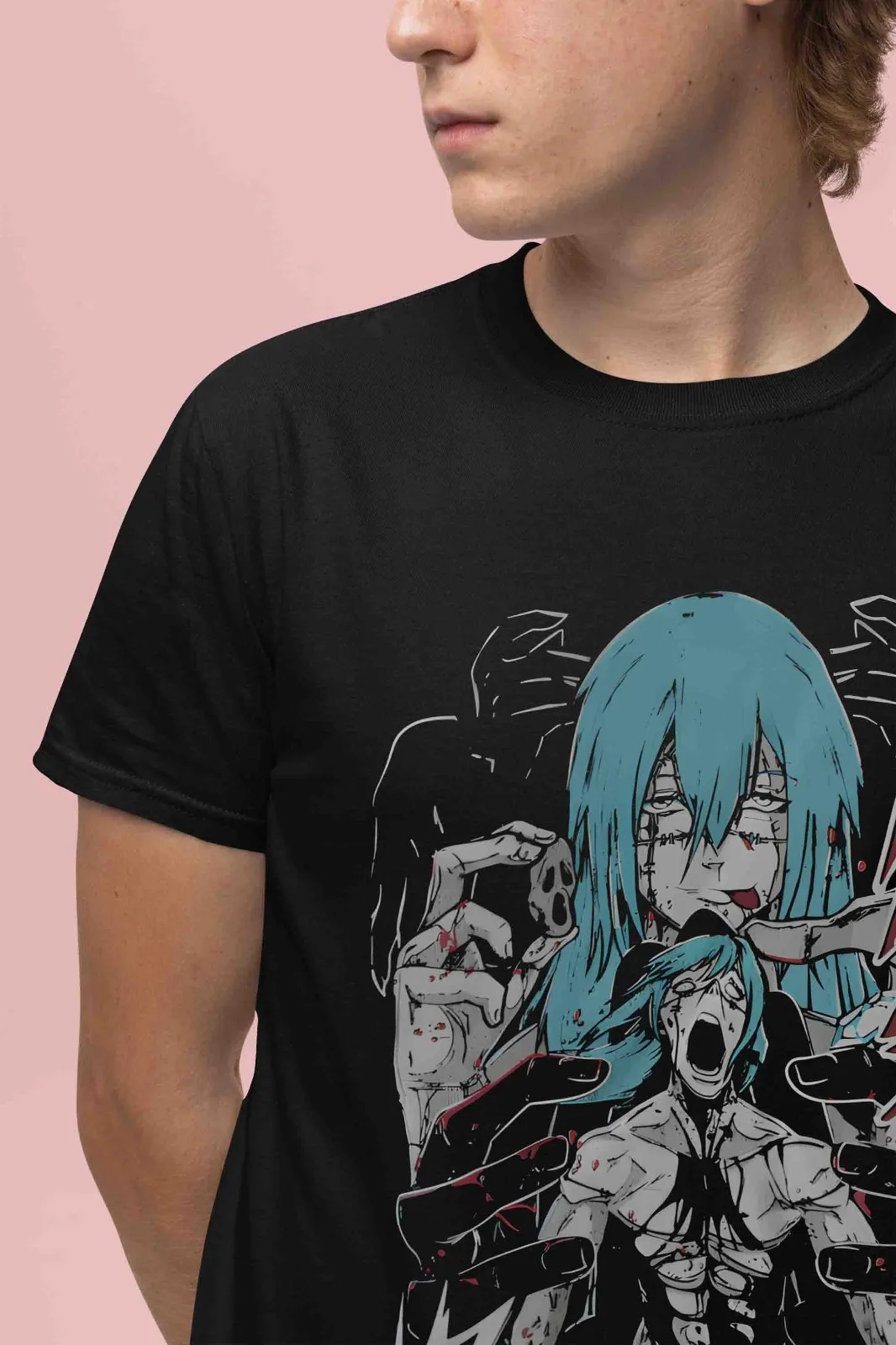 Jujutsu Kaisen Shirt Mahito T-Shirt Sukuna Itadori Gojo Top JJK Anime Unisex Tee