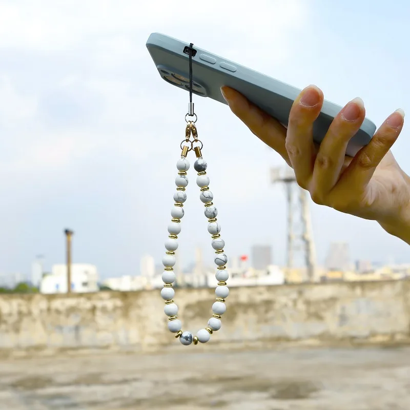 

1 шт. Цепочка для мобильного телефона из натуральных кристаллов, шнурок для телефона своими руками, аксессуары для мобильных телефонов