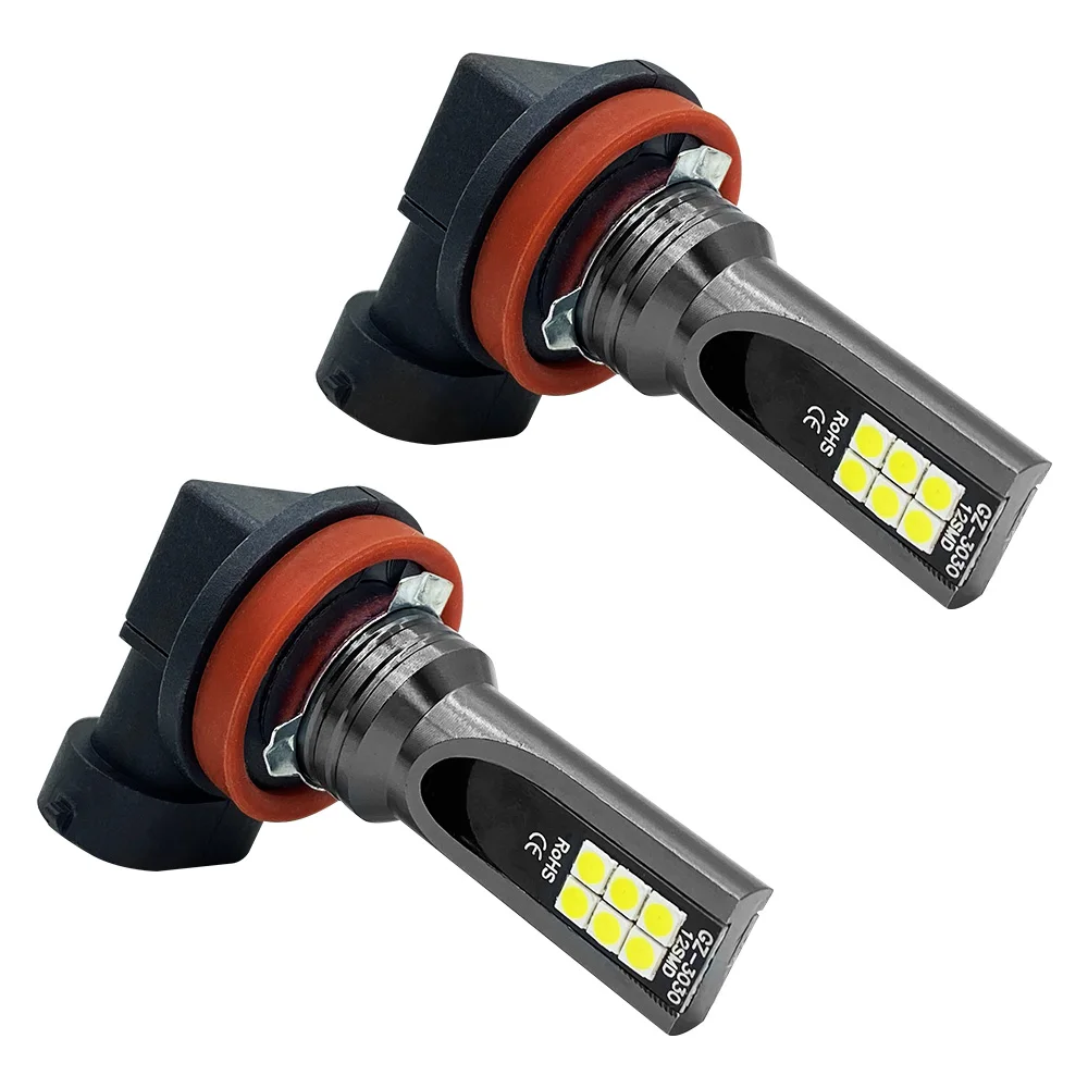 Faros LED antiniebla para coche, lámpara de 12000Lm, 9005 K, 9006 K, H11, H8, H4, H7, H9, H10, H1, 6000, HB3, 3000, HB4, 6000K, 2 piezas