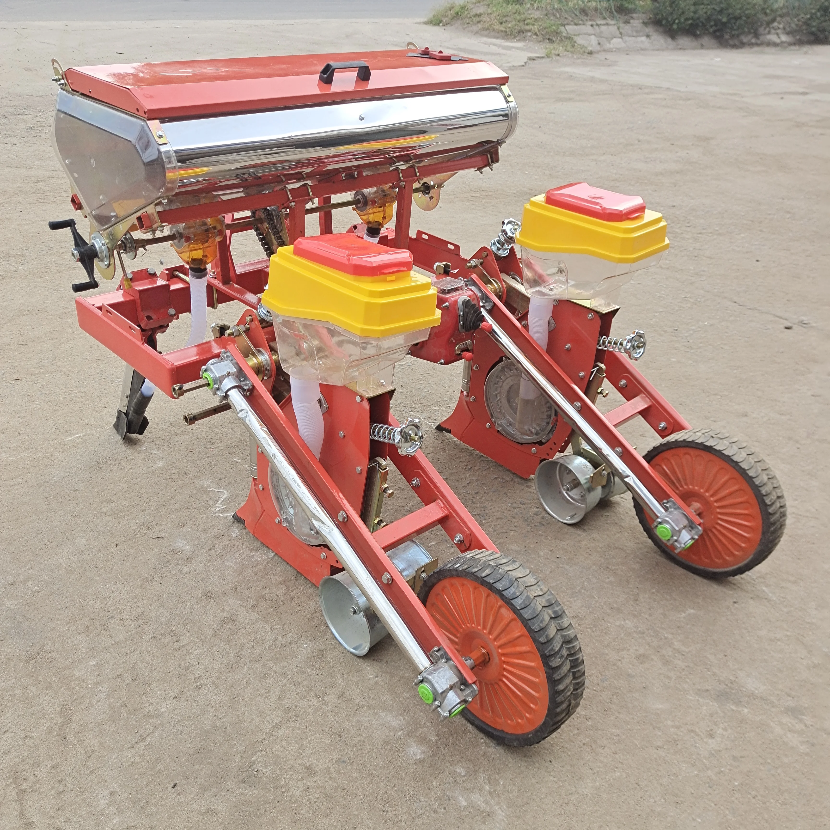 SX 2BYF-2 2 Row Corn Seeder Mini Maize Fertilizer Planter 3-Point  Mounted Manual Seeder High 35-60HP New Used Condition
