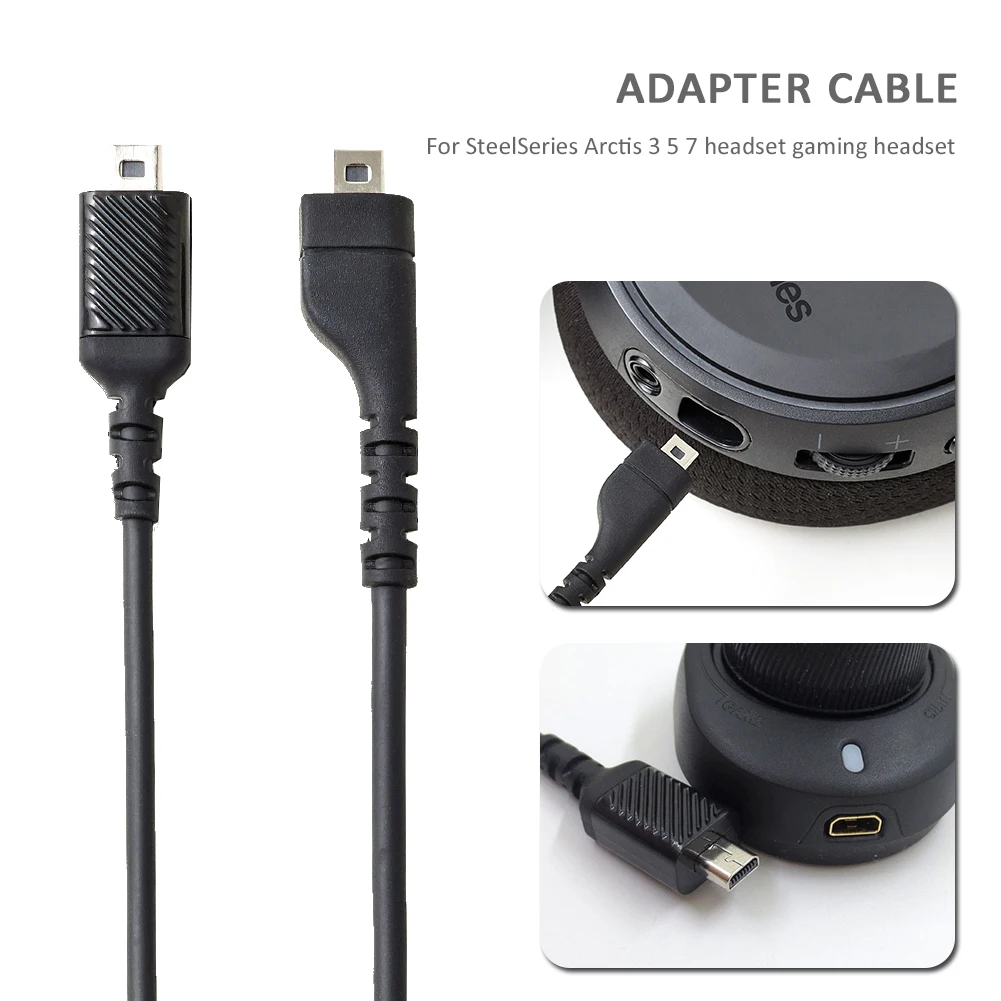 3.5mm Right Angled Male to Female Cable Adapter Audio Cable Sound Card Audio Cord for SteelSeries Arctis 7 5 3 Headset