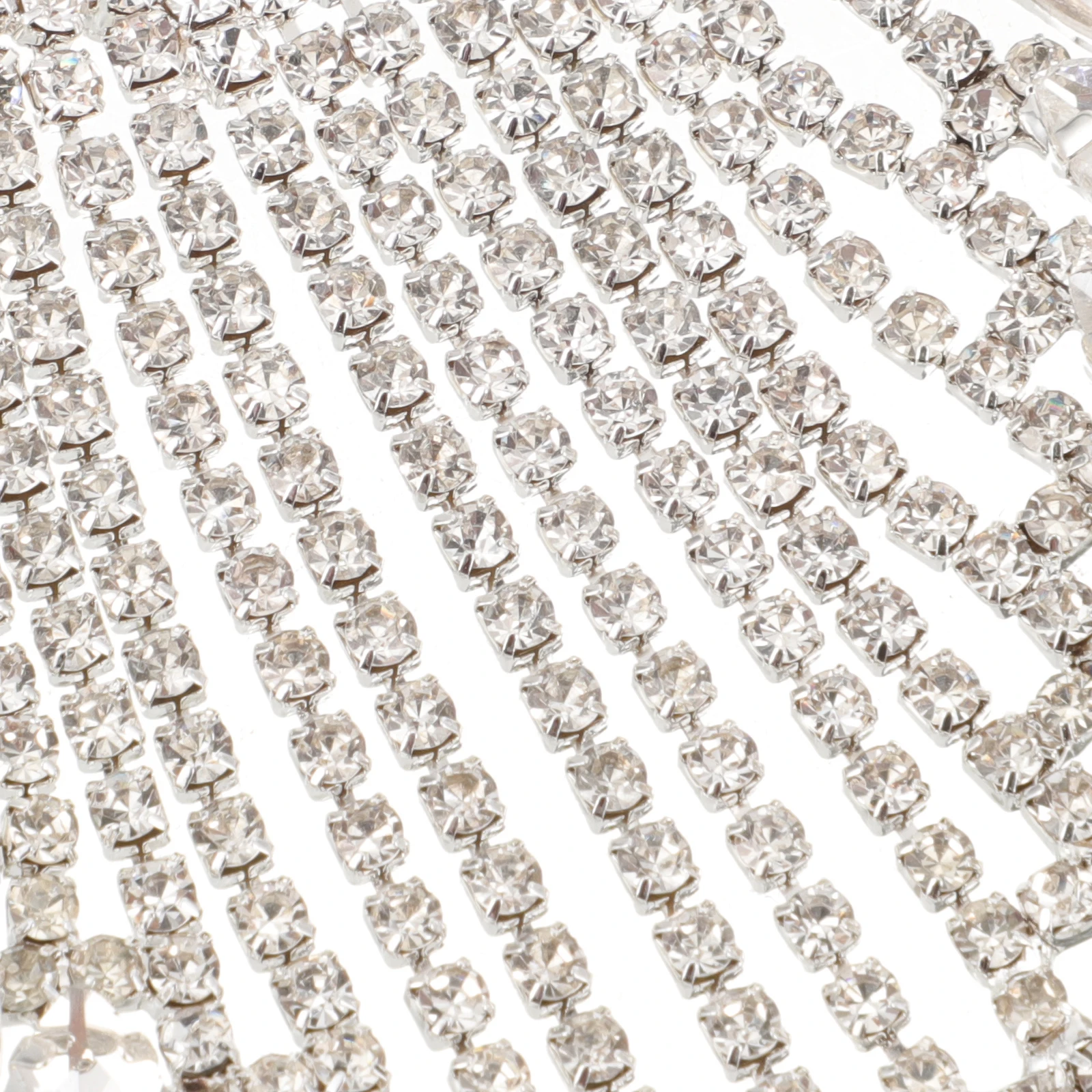 

Crystal Clothing Patches Alloy Decorative Applique For Shoes Handbags Sewing Craft Lightweight Fashion Ornaments