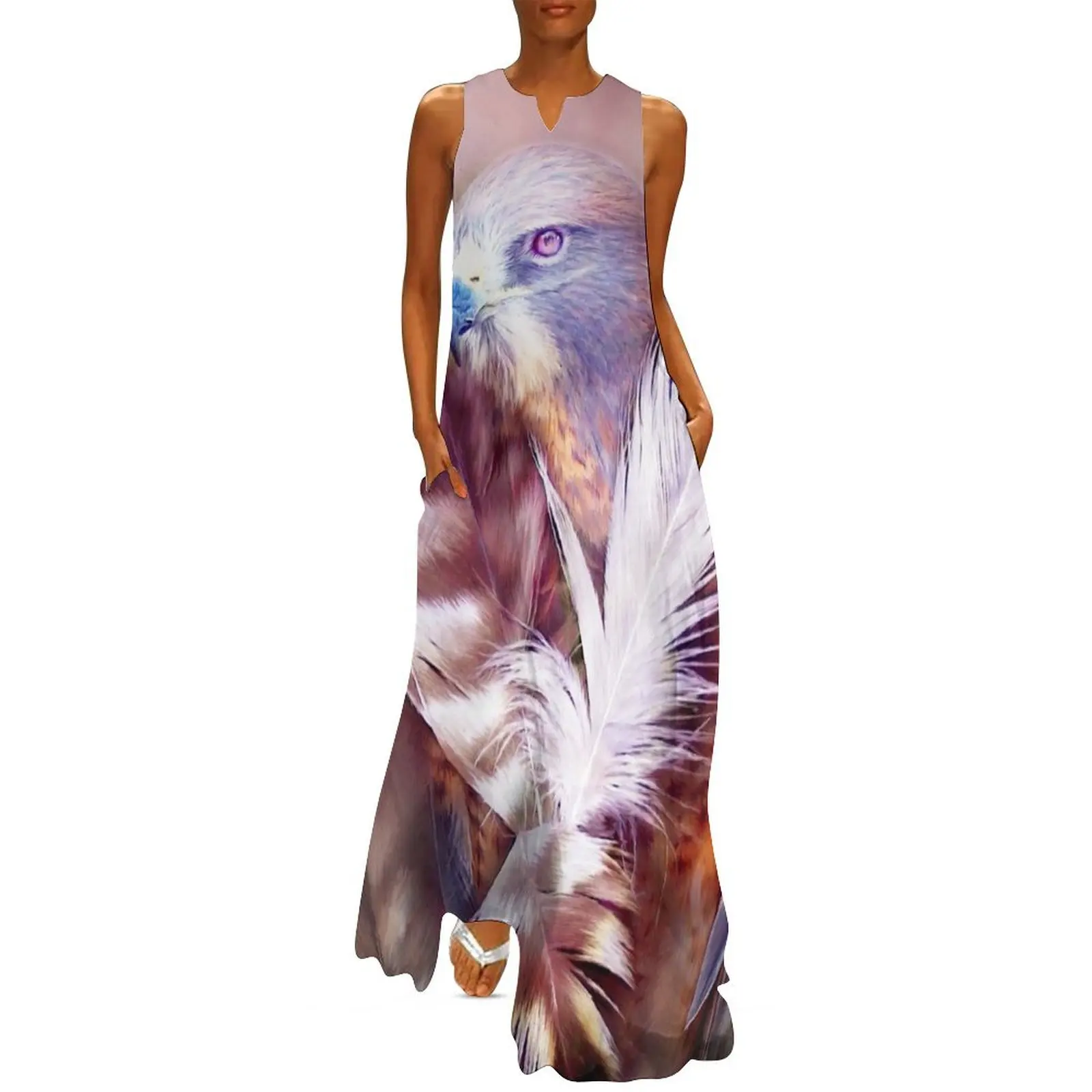

Heart Of A Hawk Long Dress dresses for woman 2025 summer dress women 2025 Long veiled dresses