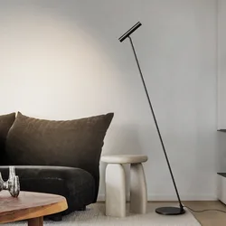Nordic Led Floor Lamp Minimalist Adjustable Tall Lamp for Living Room Sofa Bedroom Bedside Study Reading Light Home Decor Lustre