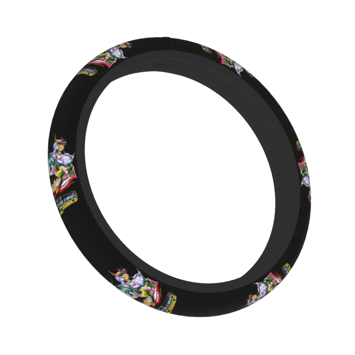 37-38cm Saint Seiya Auto Car Steering Wheel Cover Anti Slip Universal 15 inch Steering Wheel Protector for Trucks view 5