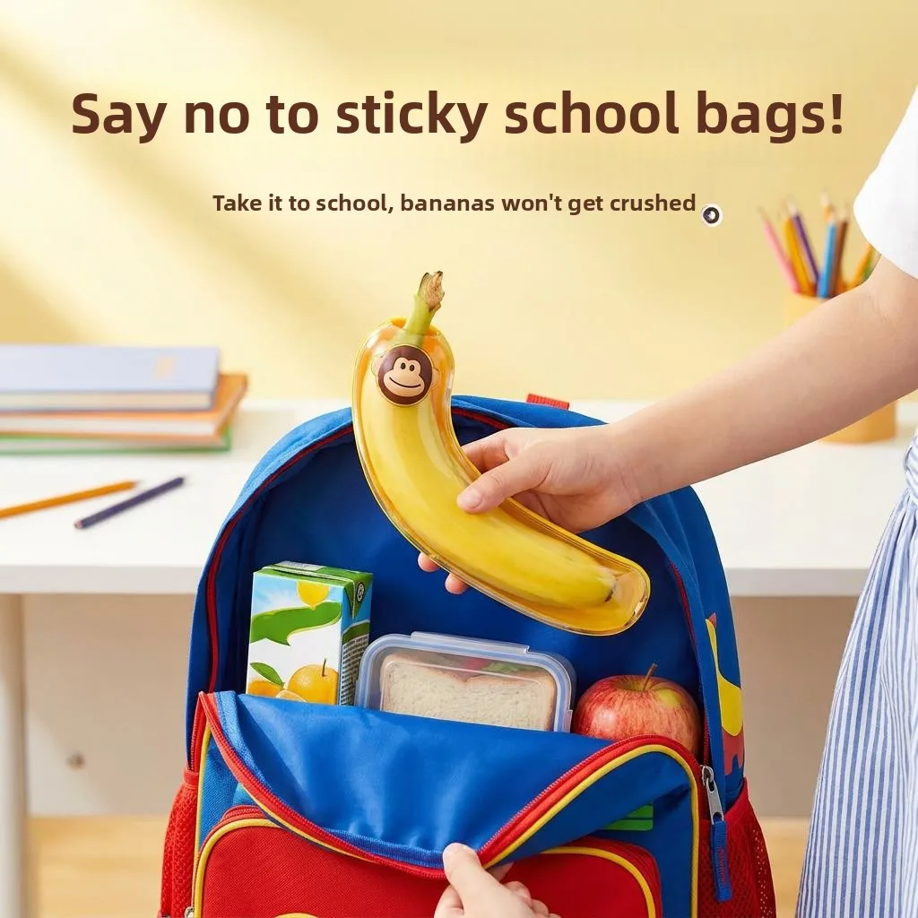 

Portable Banana Storage Box Student Outdoor Carry-On Anti-Compression -Keeping Box Protective for Bananas