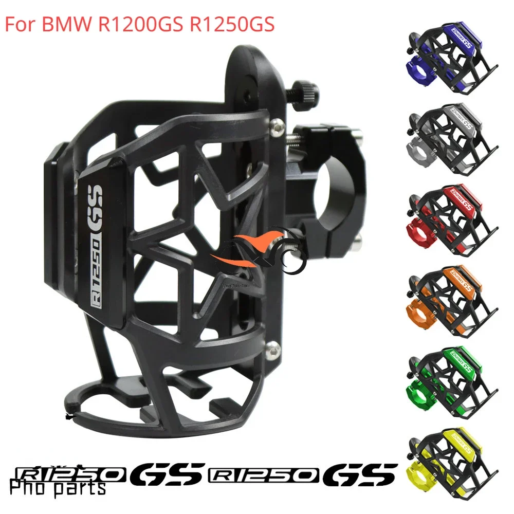 

For BMW R1200GS R1250GS Motorbike Beverage Water Bottle Cage Drink Cup Holder Sdand Mount Accessories R1250 R1200 R 1250 1200 GS