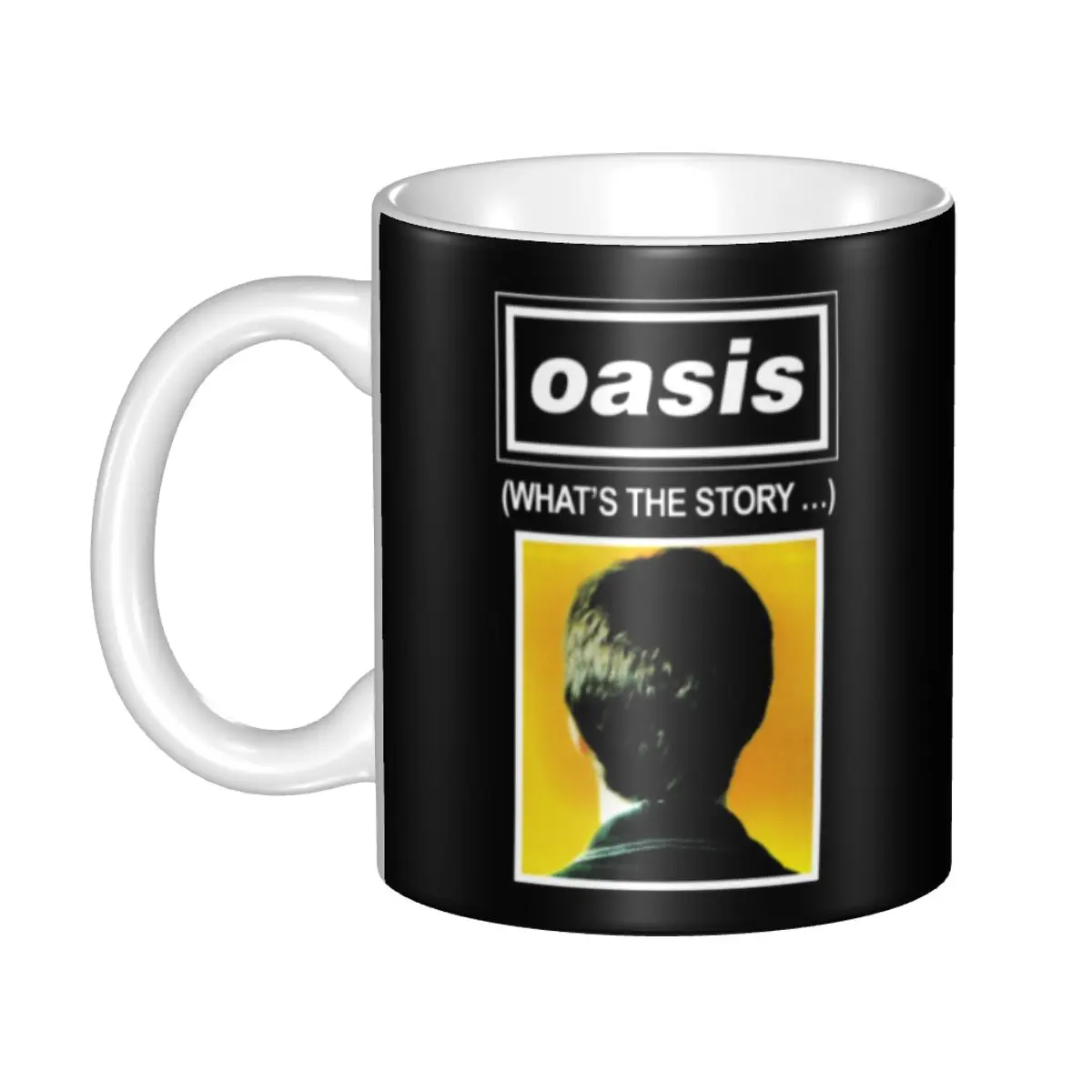 

Custom British Rock Band Oasis Coffee Mug DIY Ceramic Tea Milk Cup