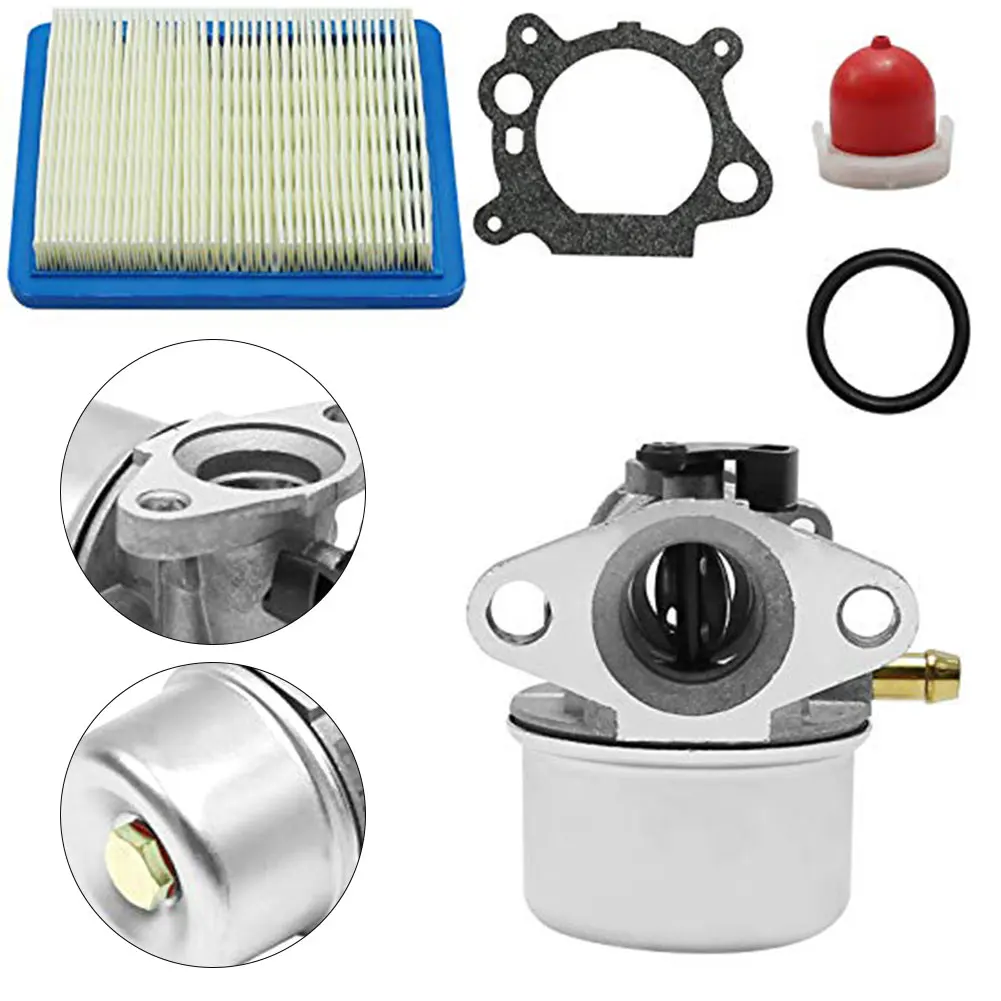 Carburetor Kit 799868 for BS Lawn Mowers Compatible with Models 497314 497347 497586 498170 498254 Easy Installation