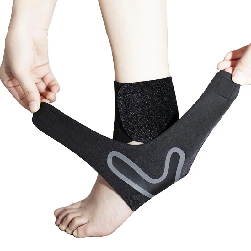 

Ankle Brace Support Adjustable Compression Sleeve Elastic Ankle Brace Guard Foot Anti-Sprain Support Heel Protective Strap